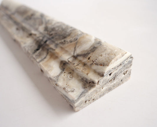 Antico Onyx Travertine Honed 2 X 12 OG-1 Chair Rail Trim Moulding - Standard Quality - Lot of 20 PCS. - Tilefornia