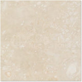 Ivory (Light) Travertine 12"X12" Subway Field Tile, Filled & Honed - Tilefornia