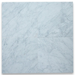 Carrara White Italian Carrera Marble 12x12 Tile Polished - 200 sq.ft. - Tilefornia