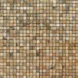 Philadelphia 1X1 Travertine Tumbled Mosaic Tile - Box of 5 sq. ft. - Tilefornia