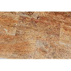 Scabos Travertine Vein Cut 12X24 Filled and Polished Tiles - Premium Quality (SAMPLE) - Tilefornia