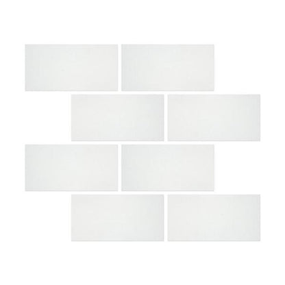 Tilefornia Thassos White 6x12 Subway Tile Polished /Honed - Tilefornia