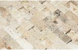 Philadelphia Travertine 1 X 2 Mosaic Tile, Split-Faced - Tilefornia