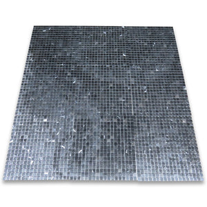 Black Marble 5/8" x 5/8" Square Mosaic - Tilefornia