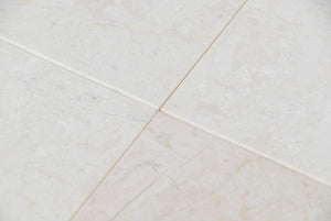 White Pearl Marble 18X18 Polished Tiles - Standard Quality (LOT of 20 PCS. (45 SQ. FT.)) - Tilefornia