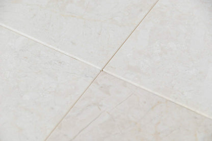 White Pearl Marble 12X12 Polished Tiles - Standard Quality (LOT of 80 PCS. (80 SQ. FT.)) - Tilefornia
