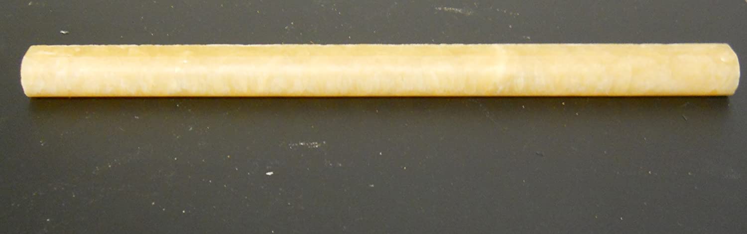 Honey Onyx Pencil Decorative Bullnose Molding Trims 1/2"X12" - Tilefornia