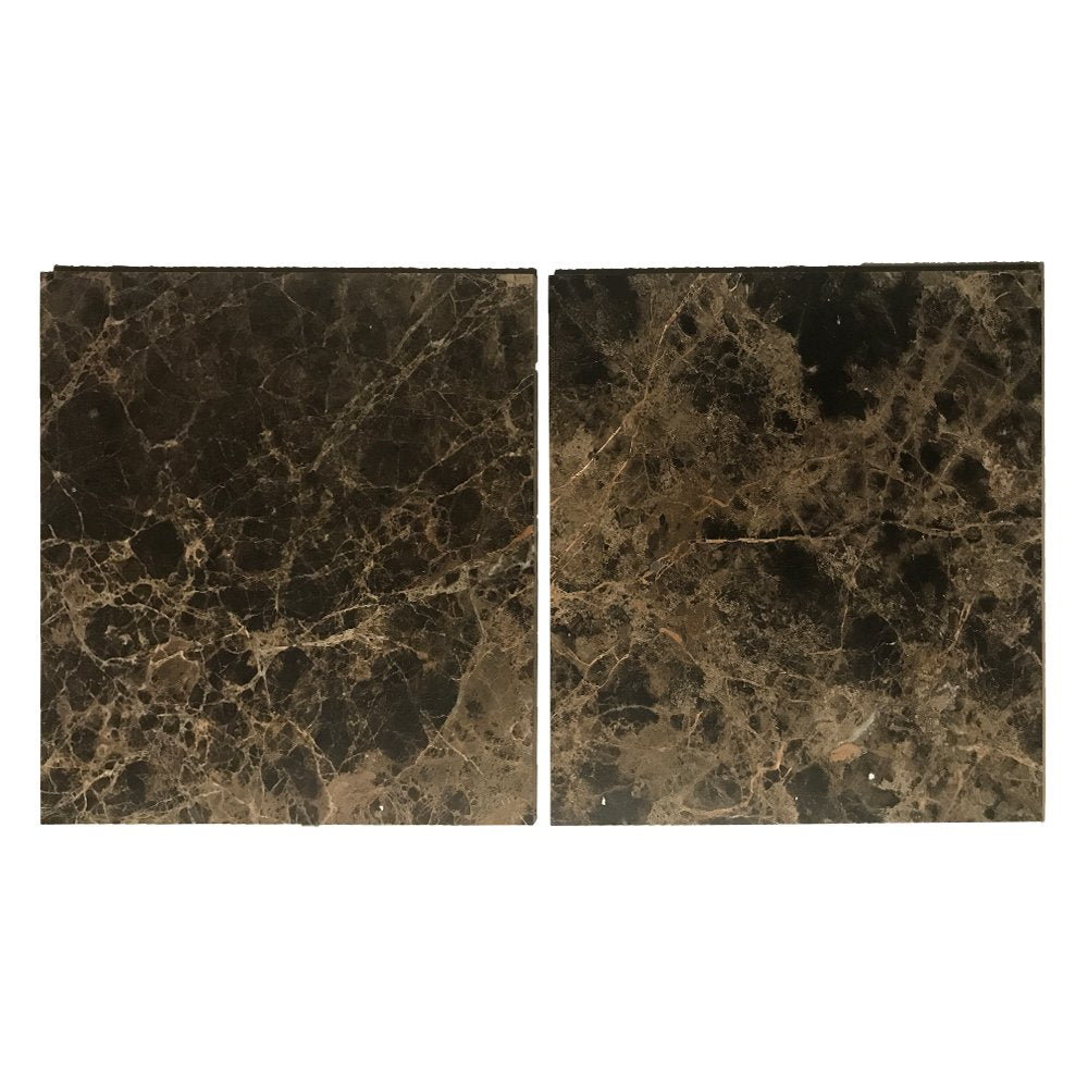 Emparador Dark 6 X 6 Field Tile, Polish Lot of - 20 Pcs. - Tilefornia