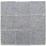 Tilefornia Carrara White Italian (Bianco Carrara) Marble 5/8 X 5/8 Mosaic Tile, Polished - Tilefornia