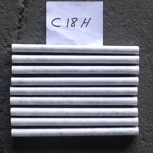 Carrara White Italian Carrera Marble Pencil Liner Trim Molding 3/4 x 12 Honed - Tilefornia