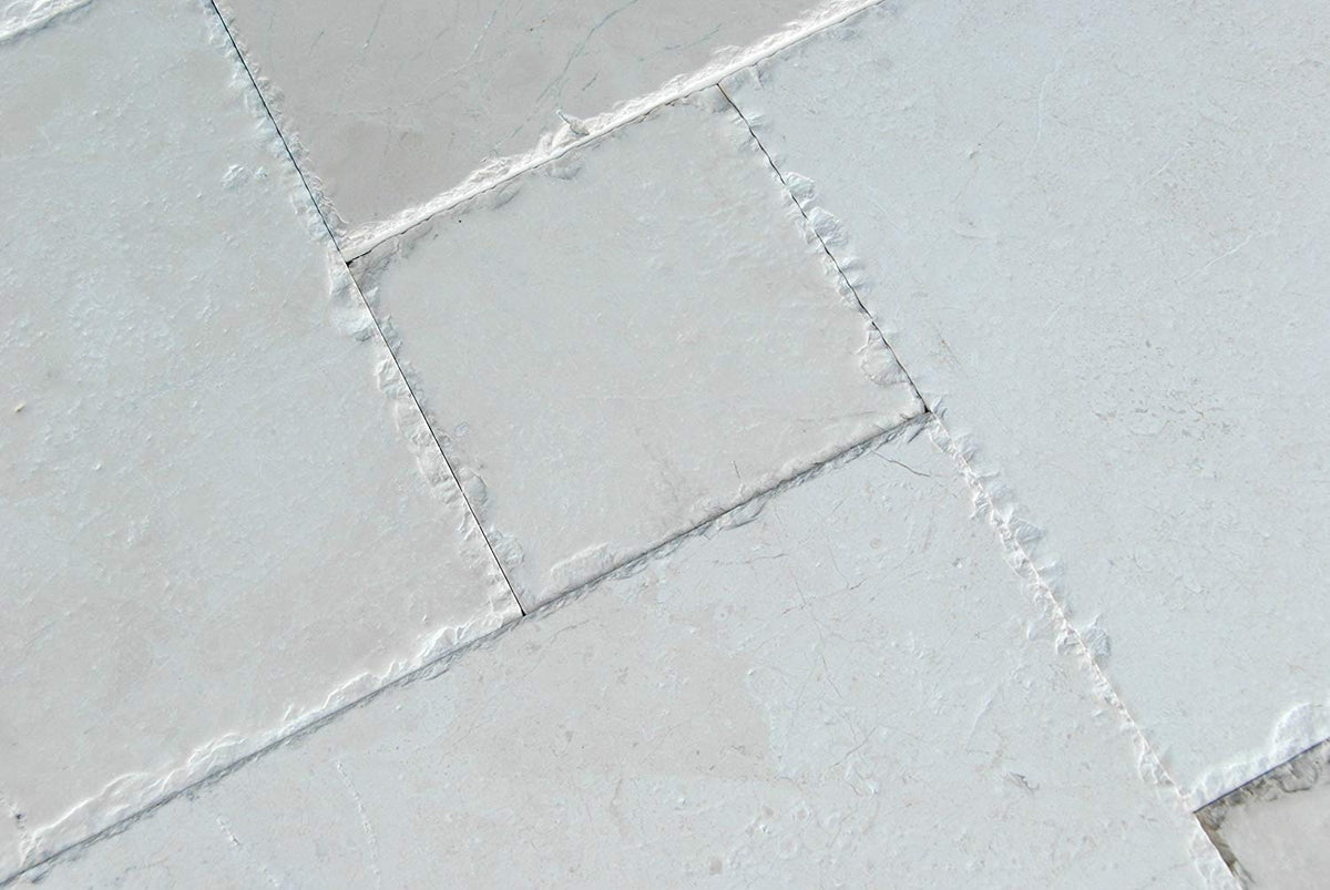 White Pearl Marble Brushed and Chiseled Versailles French Pattern Premium Quality Field Tiles (LOT of 200 SQ. FT. ( 25 BUNDLES )) - Tilefornia