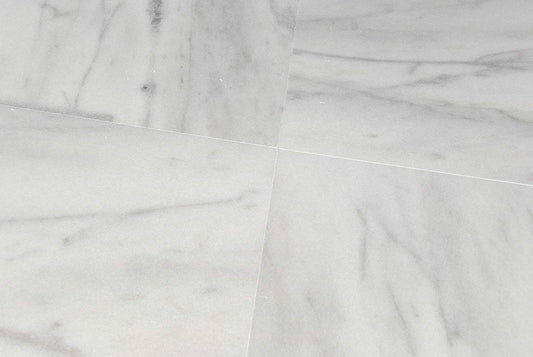 Bianco Venato Marble 24 X 24 Polished Tiles - Premium Quality (LOT of 10 PCS. (40 SQ. FT.)) - Tilefornia