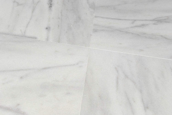 Bianco Venato Marble 24 X 24 Polished Tiles - (2 pcs. 3