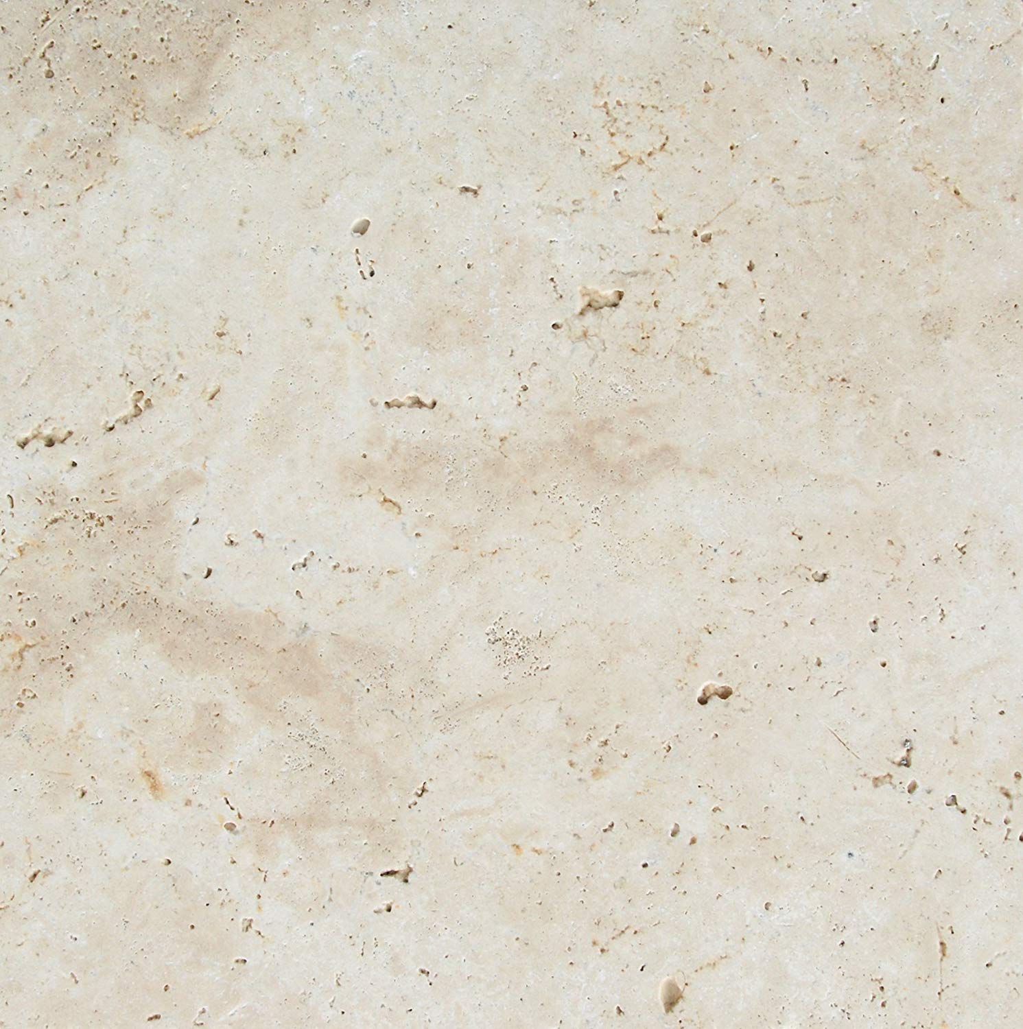 Crema Travertine 18X18 Tumbled Tiles - Premium Quality 2.25 sq.ft. (1 full piece) - Tilefornia