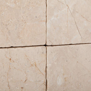 Bursa Beige / Sandy Beige Marble 6 X 6 Tumbled Field Tile - Box of 5 sq. ft. - Tilefornia
