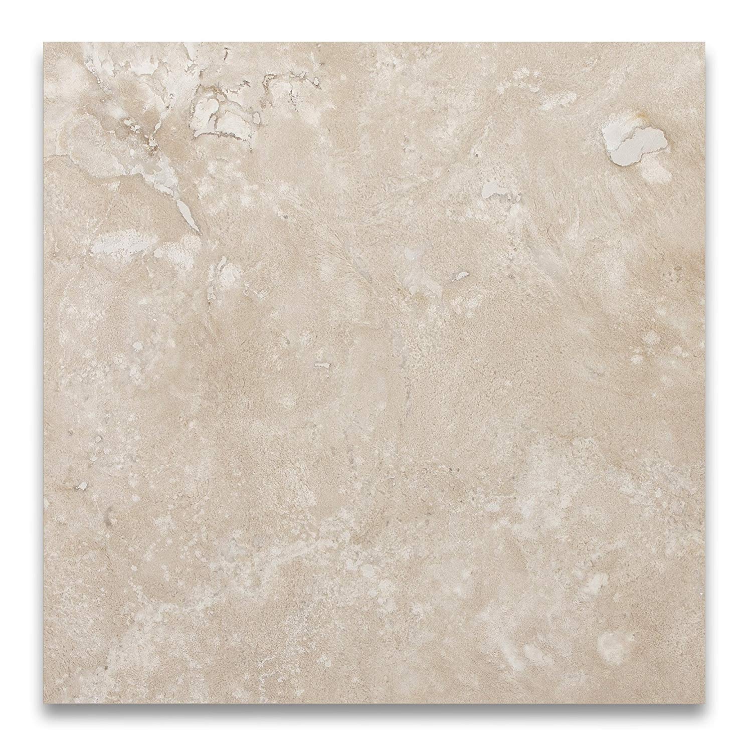 Durango Cream Travertine 12 X 12 Filled and Honed Tile - Tilefornia