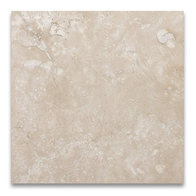 Beige Durango Travertine Tile 12x12, Filled & Honed