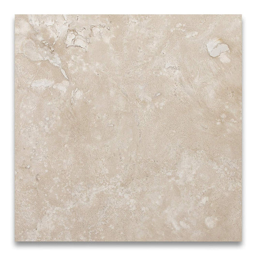 Durango Cream Travertine 12 X 12 Filled and Honed Tile - Tilefornia