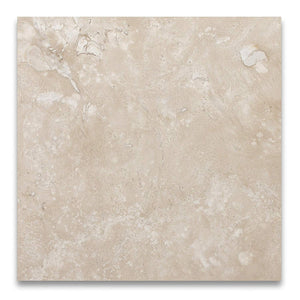 Durango Cream Travertine 18 X 18 Filled and Honed Tile - Tilefornia