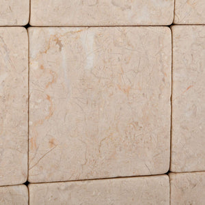 Bursa Beige / Sandy Beige Marble 4 X 4 Tumbled Field Tile - Box of 5 sq. ft. - Tilefornia