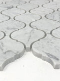 Tilefornia Italian Carrara White Marble Lantern Mosaic TIle Polished/Honed - Tilefornia