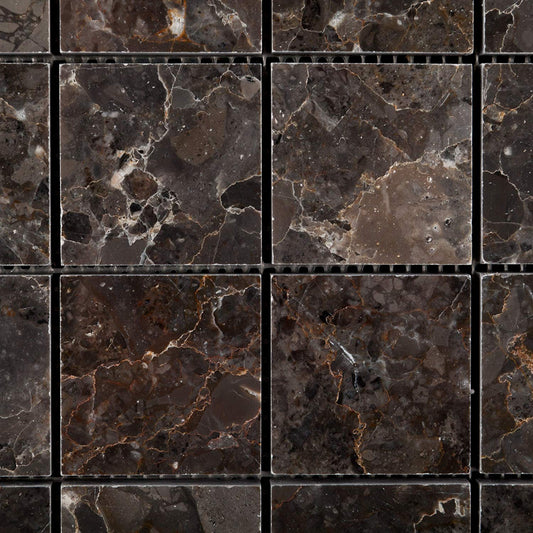 Grigio Verona Marble 2 X 2 Polished Mosaic Tile - Lot of 50 Sheets - Tilefornia