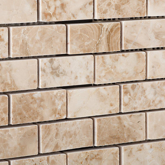 Cappuccino Marble 2 X 2 Polished Mosaic Tile - 6