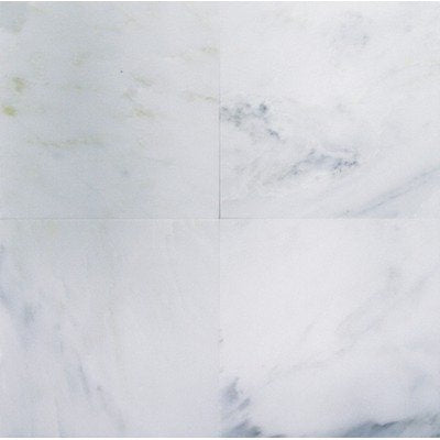 Bianco Carrara (White Carrera) Polished Marble 12 x 12 Tile - Tilefornia