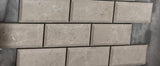 Botticino Marble 2X4 Deep-Beveled Polished Brick Mosaic Tile - Tilefornia