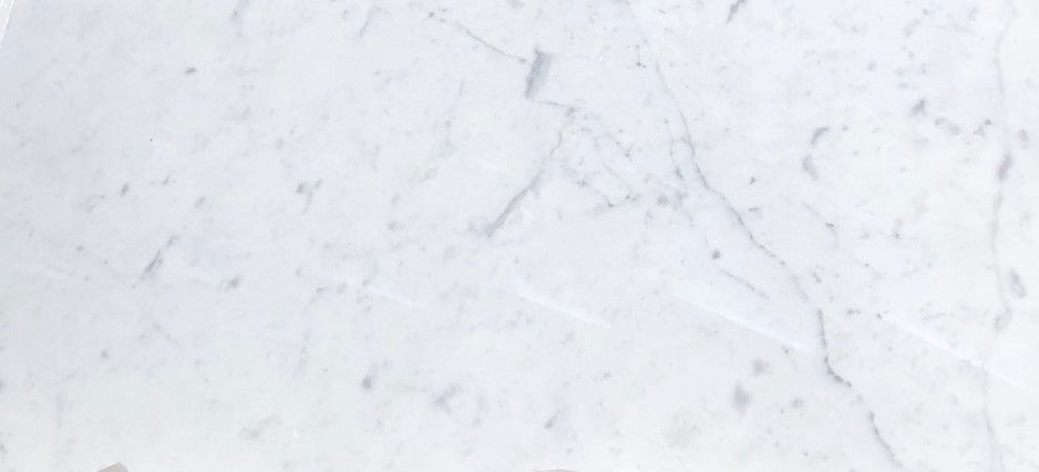 Italian Carrara White (Bianco Carrara) Marble 12" X 24" Field Tile, Polished - A2 (Lot of 132 pcs. (264 sq. ft.) - Tilefornia