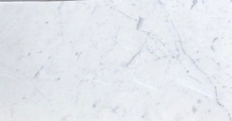 Italian Carrara White (Bianco Carrara) Marble 12" X 24" Field Tile, Polished - A12 (Lot of 132 pcs. (264 sq. ft.) - Tilefornia