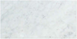 Tilefornia Italian Carrara White Marble 3" X 6" Straight Edged Field Subway Tile Polished/Honed - Tilefornia