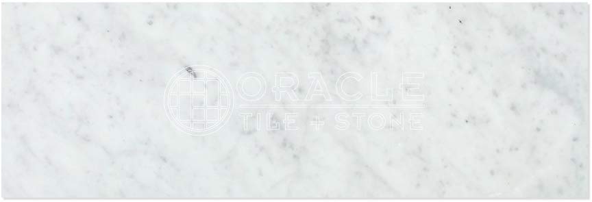Tilefornia Italian Carrara White 4" X 12" Straight Edged Field Subway Tile Polished/Honed - Tilefornia