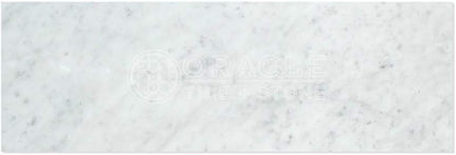 Tilefornia Italian Carrara White 4" X 12" Straight Edged Field Subway Tile Polished/Honed - Tilefornia