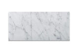 Tilefornia Italian Carrara White 6" X 12" Straight Edged Field Subway Tile Polished/Honed - Tilefornia