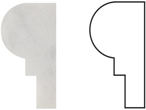 Carrara (Carrera) Bianco Polished 2"X12" Chair Rail Molding - Tilefornia