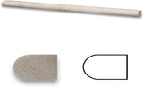 Durango Cream Travertine Honed 1/2 X 12 Pencil Liner - 4" Sample - Tilefornia