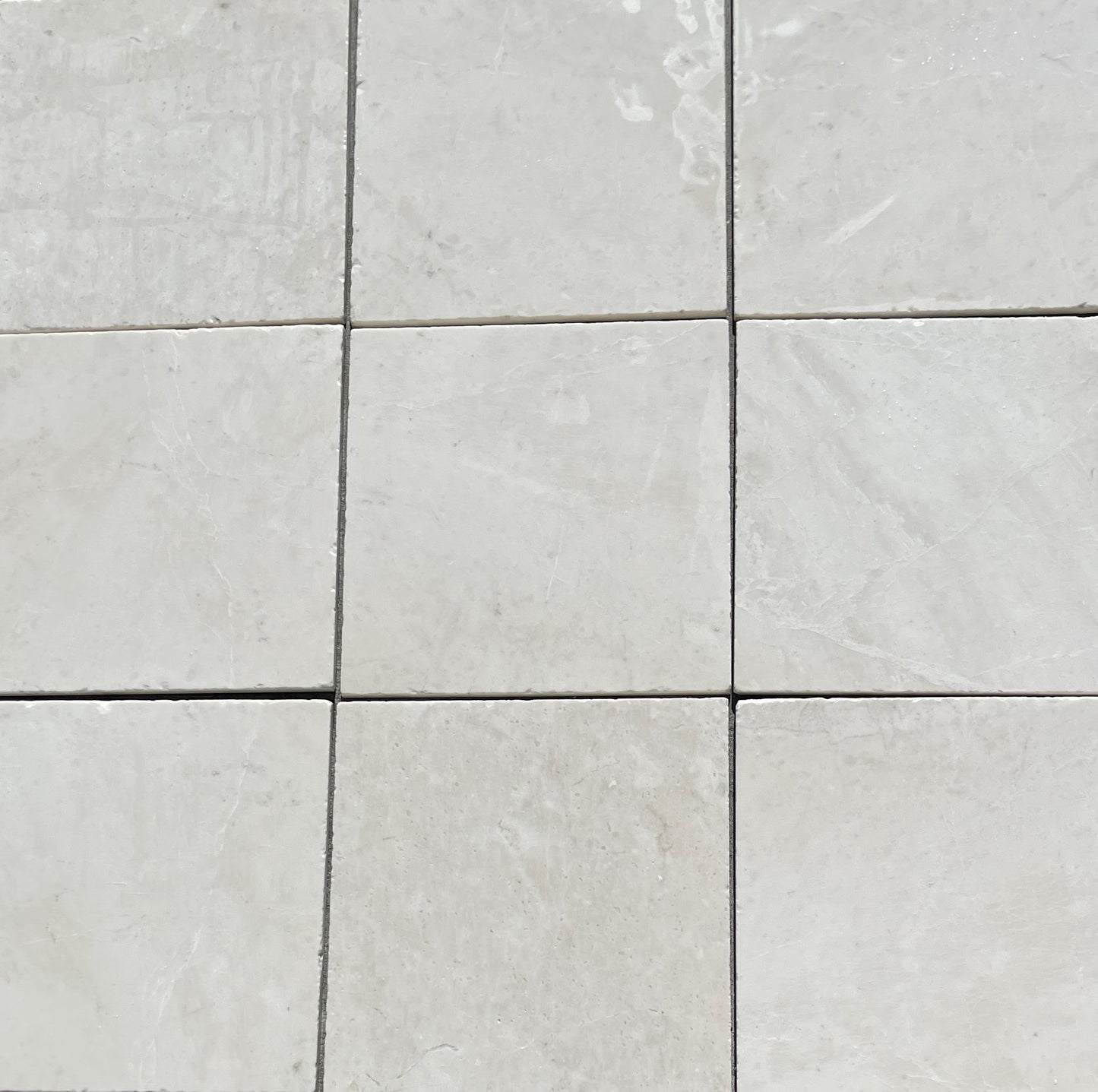 Botticino Fiorito 4 X 4 Tumbled Marble Floor Tile - Tilefornia