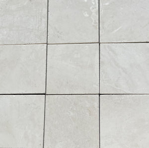 Botticino Fiorito 4 X 4 Tumbled Marble Floor Tile - Tilefornia