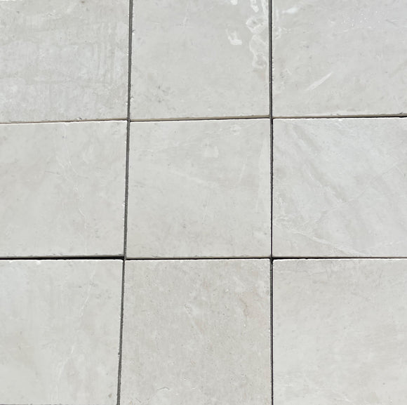 Botticino Fiorito 4 X 4 Tumbled Marble Floor Tile - Tilefornia