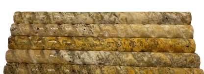 Scabos Travertine Honed 1 X 12 Rope Liner Trim Molding - Box of 50 pcs. - Tilefornia