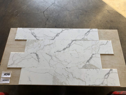 Tilefornia Calacatta Gold Marble 12"X24" Polished/Honed Field Tile - Tilefornia