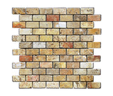 Tuscany Scabas 1 x 2 Tumbled Brick Pattern - Tilefornia