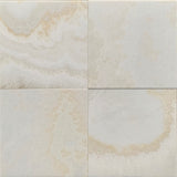 Premium Super Quality White Onyx Solid Polished Flooring Solid Tiles 12"x12" Bathroom Flooring Tile. 10 PCS. - Tilefornia