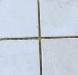 Botticino Marble (Turkish Crema Marfil) 6 X 6 Tumbled Marble Floor Tile - 5 sq.ft. (20 pcs.) - Tilefornia