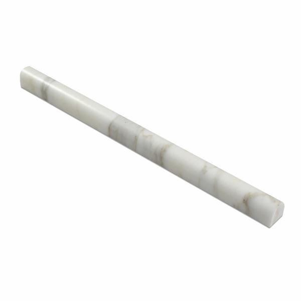 Tilefornia Calacatta Gold Marble 3/4" X 12" Bullnose Liner - Tilefornia