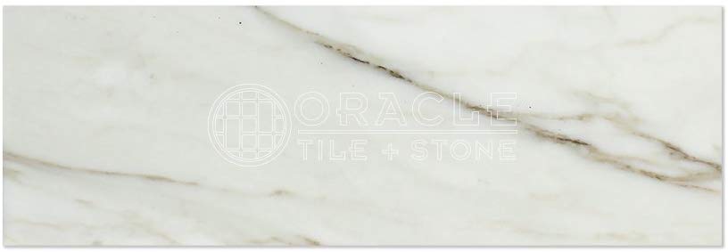 Tilefornia Calacatta Gold 4"X12" Field Subway Tile Polished & Honed - Tilefornia