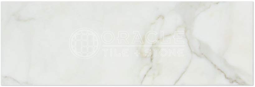 Tilefornia Calacatta Gold 4"X12" Field Subway Tile Polished & Honed - Tilefornia