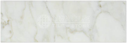 Tilefornia Calacatta Gold 4"X12" Field Subway Tile Polished & Honed - Tilefornia