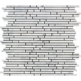 Tilefornia Italian Carrara White Bamboo Sticks Strips Polished/Honed - Tilefornia